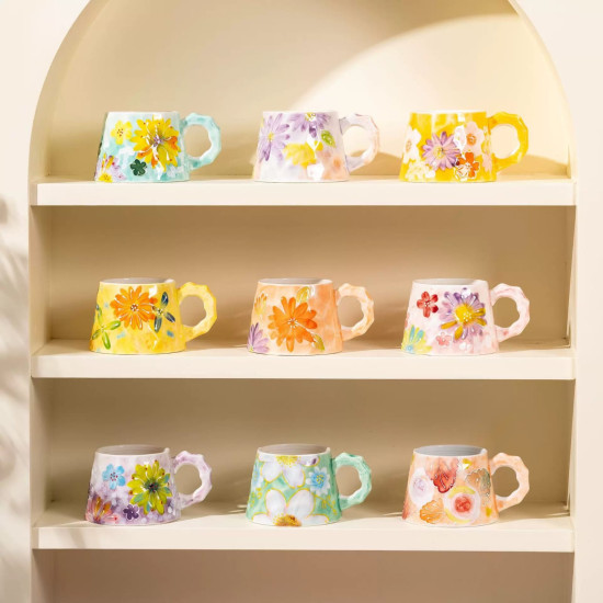 Floral Porcelain Mug 380 ml